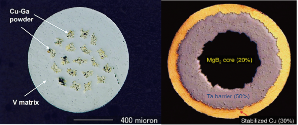 Low activation superconducting strands developed at NIFS